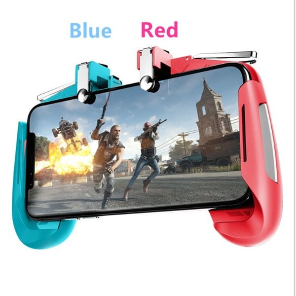 AK16 Gaming Joystick Peliohjaimen laukaisin Fire Button L1R1 Shooter Joustava PUBG-peliohjain Bluetooth IOS Androidille