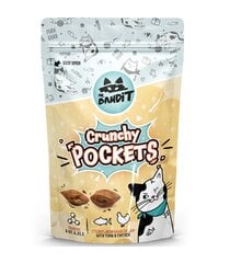 Mr. Bandit Crunchy Pockets kissoille tonnikalan ja kanan kanssa, 40 g x 6 hinta ja tiedot | Kissan herkut | hobbyhall.fi