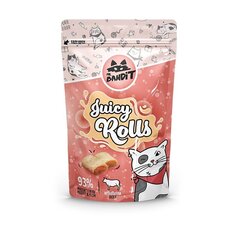 Mr. Bandit Juicy Rolls kissoille naudanlihalla, 40 g x 6 hinta ja tiedot | Kissan herkut | hobbyhall.fi