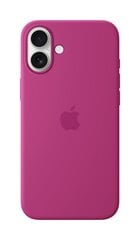 iPhone 16 Plus Silicone Case with MagSafe Fuchsia MYYE3ZM/A hinta ja tiedot | Puhelimen kuoret ja kotelot | hobbyhall.fi