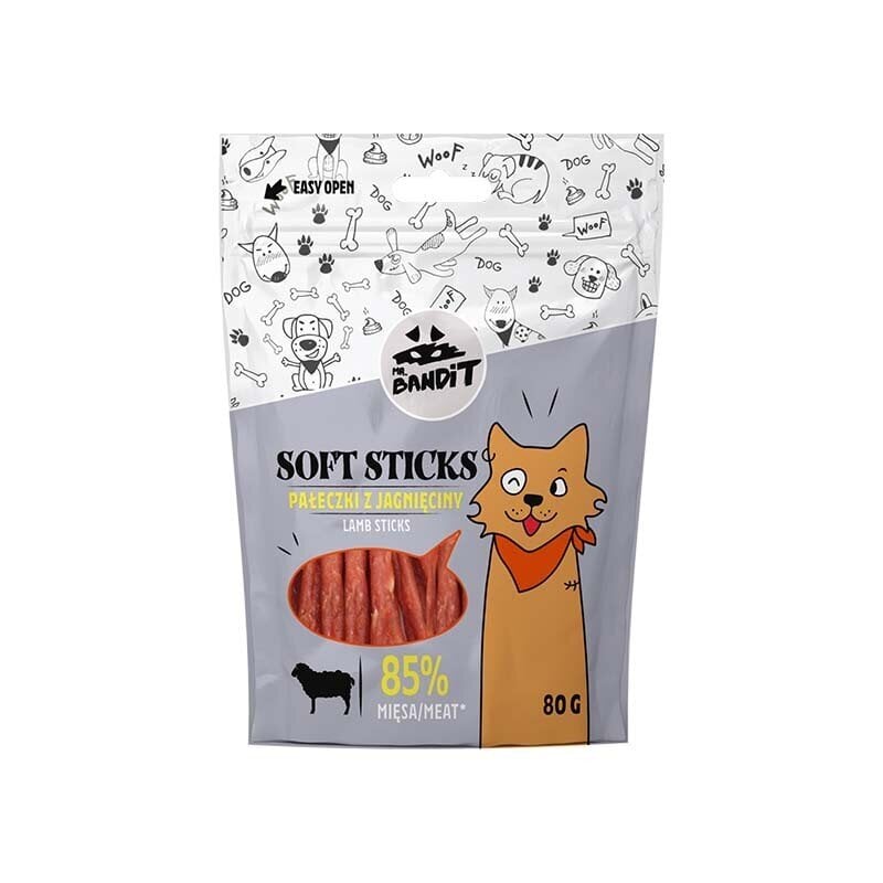 Mr. Bandit Soft Sticks koiranherkut, 80 g x 6 hinta ja tiedot | Koiran herkut | hobbyhall.fi