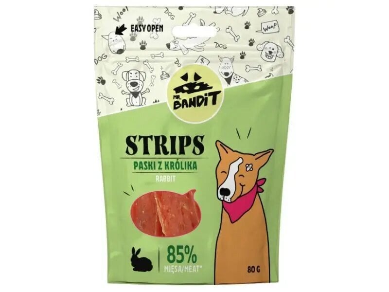 Mr. Bandit Strips kanisuikaleet koirille, 500 g hinta ja tiedot | Koiran herkut | hobbyhall.fi