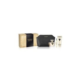 Kosmetiikkasetti Guess Seductive Noir naisille: eau de toilette EDT, 75 ml + eau de toilette EDT, 15 ml + vartalovoide, 100 ml + meikkilaukku hinta ja tiedot | Vartalovoiteet ja -emulsiot | hobbyhall.fi