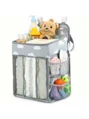 Riippuva Diaper Caddy Järjestäjä - Vaippajärjestäjän Caddy useilla taskuilla - Vauvan järjestäjä lastenhuonetarvikkeille - Hoitopöytä ja hinta ja tiedot | Intiimipesutuotteet | hobbyhall.fi