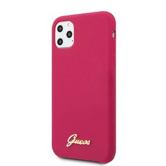 Guess iPhone 11 Pro Max GUHCN65LSLMGRE punainen kova suojakuori Vintage Gold Logo hinta ja tiedot | Puhelimen kuoret ja kotelot | hobbyhall.fi