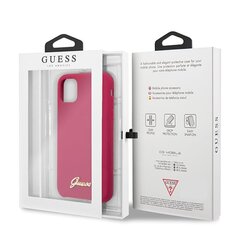 Guess iPhone 11 Pro Max GUHCN65LSLMGRE punainen kova suojakuori Vintage Gold Logo hinta ja tiedot | Puhelimen kuoret ja kotelot | hobbyhall.fi