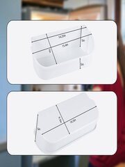 2 kpl 240356401 Jääkaapin oven hyllyn vaihto - yhteensopiva Frigidaire-sivusäiliön kanssa - Korvaa 240356402,240356409,240356406 hinta ja tiedot | Intiimipesutuotteet | hobbyhall.fi