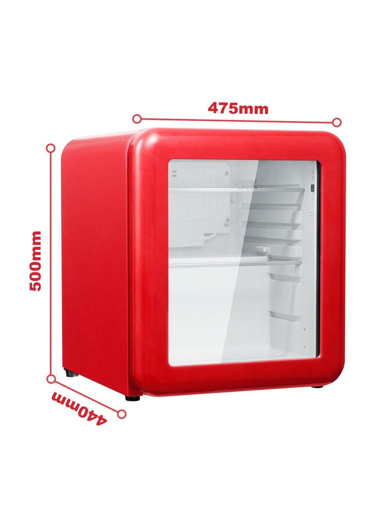 Compact Refrigerator Skincare Minijääkaappi White Night Light 42L Kannettavat Beauty Jääkaapit Tee-se-itse -hyllyt ihonhoitomeikki- ja kosmetiikkatuotteille Foo hinta ja tiedot | Intiimipesutuotteet | hobbyhall.fi