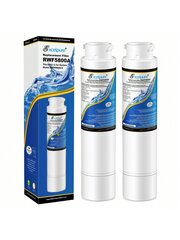 EXCELPURE jääkaapin vesisuodatin, yhteensopiva: Frigidaire EPTWFU01, EWF02, Pure Source Ultra II, 2 PACK hinta ja tiedot | Intiimipesutuotteet | hobbyhall.fi