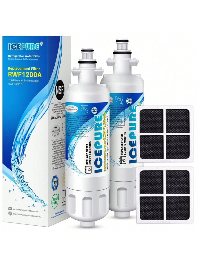 ICEPURE 46-9690 Vaihto: LT700P ADQ36006101, Kenmore Elite 46 9690, LFXC24726S, 469690, ADQ36006102 LMXS27626S LFXS30766S vesijääkaappi hinta ja tiedot | Intiimipesutuotteet | hobbyhall.fi