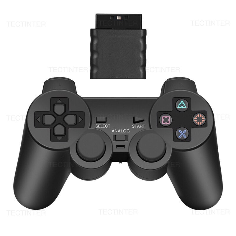 Langaton peliohjain Sony PS2 -ohjain Playstation 2 -konsoli Joystick Double Vibration Shock Joypad USB PC Game Controle hinta ja tiedot | Ohjain- ja laajennuskortit | hobbyhall.fi