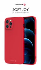 Swissten Soft Joy Silicone Case for Apple iPhone 12 / 12 Pro Red -puhelimelle hinta ja tiedot | Puhelimen kuoret ja kotelot | hobbyhall.fi