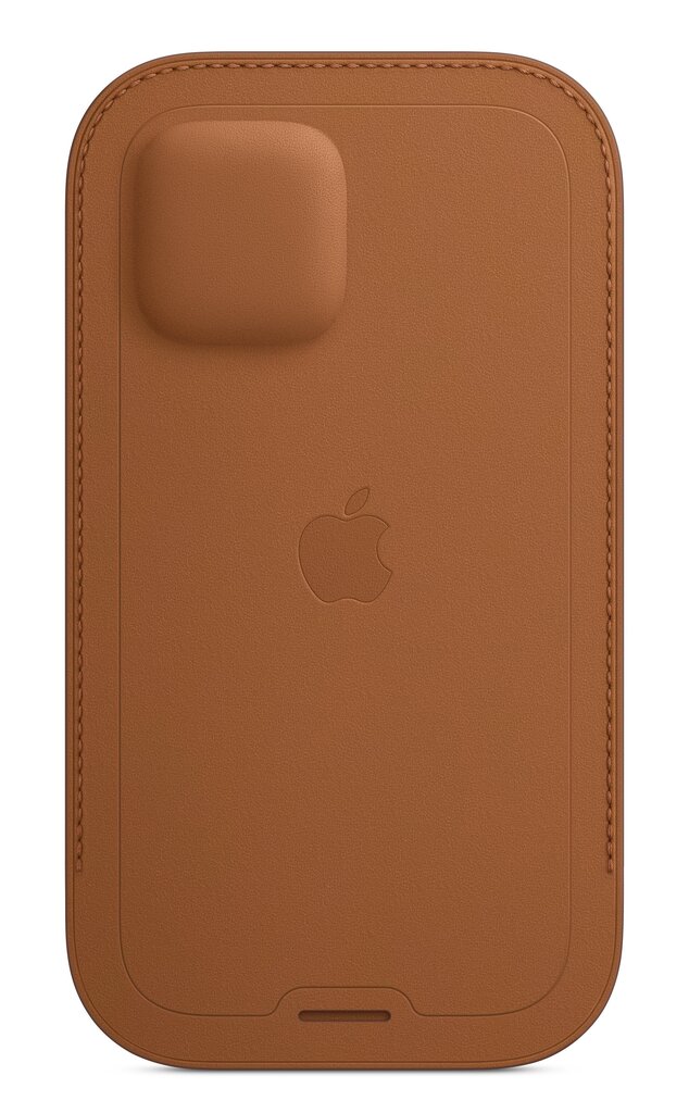 Apple iPhone 12 / 12 Pro nahkatasku MagSafella - Saddle Brown hinta ja tiedot | Puhelimen kuoret ja kotelot | hobbyhall.fi