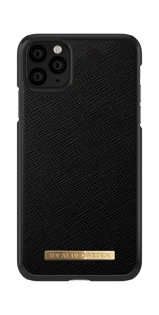 Fashion Case Saffiano iPhone 11 Pro Max Black hinta ja tiedot | Puhelimen kuoret ja kotelot | hobbyhall.fi