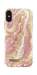 iDeal of Sweden suojakuori - iPhone X/XS Golden Blush Marble hinta ja tiedot | Puhelimen kuoret ja kotelot | hobbyhall.fi