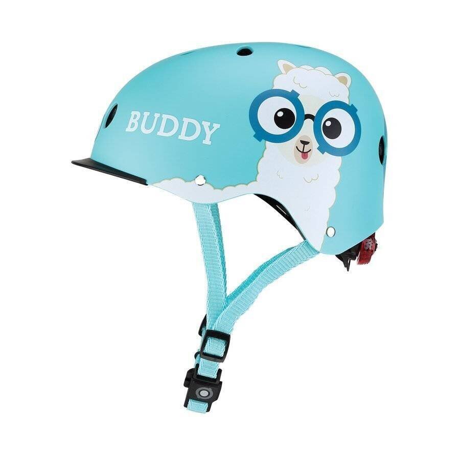 Lasten kypärä Globber Elite Lights Poolside Buddy 2021, sininen hinta ja tiedot | Kypärät | hobbyhall.fi