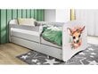 Lastensänky patjalla Kocot Kids BabyDreams White bambi, valkoinen hinta ja tiedot | Lastensängyt | hobbyhall.fi