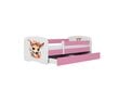 Lastensänky patjalla Kocot Kids BabyDreams Pink bambi, vaaleanpunainen/valkoinen hinta ja tiedot | Lastensängyt | hobbyhall.fi