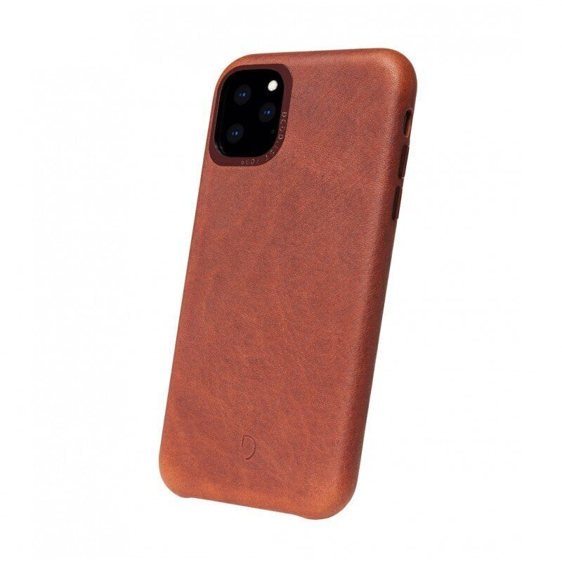 Decoded Leather BackCover iPhone 11 Pro Max Brown hinta ja tiedot | Puhelimen kuoret ja kotelot | hobbyhall.fi