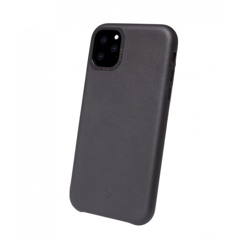 Decoded Leather Backcover iPhone 11 Pro Black hinta ja tiedot | Puhelimen kuoret ja kotelot | hobbyhall.fi