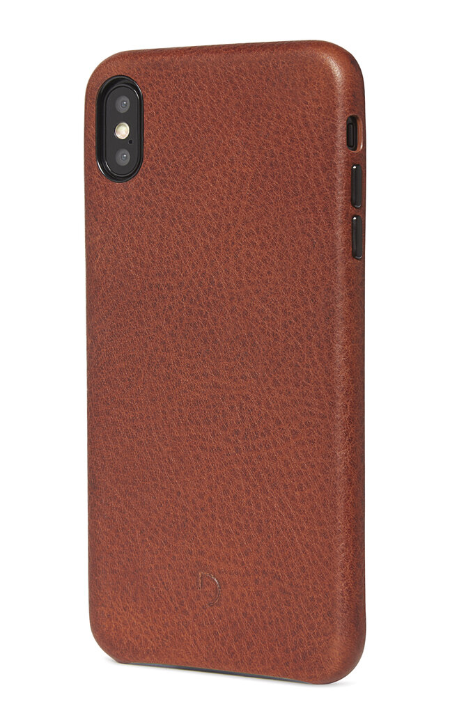 Decoded Leather Back Cover for iPhone Xs Max Cinnamon Brown hinta ja tiedot | Puhelimen kuoret ja kotelot | hobbyhall.fi