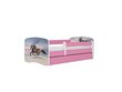 Lastensänky ilman patjaa ja laatikkoa Kocot Kids BabyDreams Pink galloping horse, vaaleanpunainen hinta ja tiedot | Lastensängyt | hobbyhall.fi