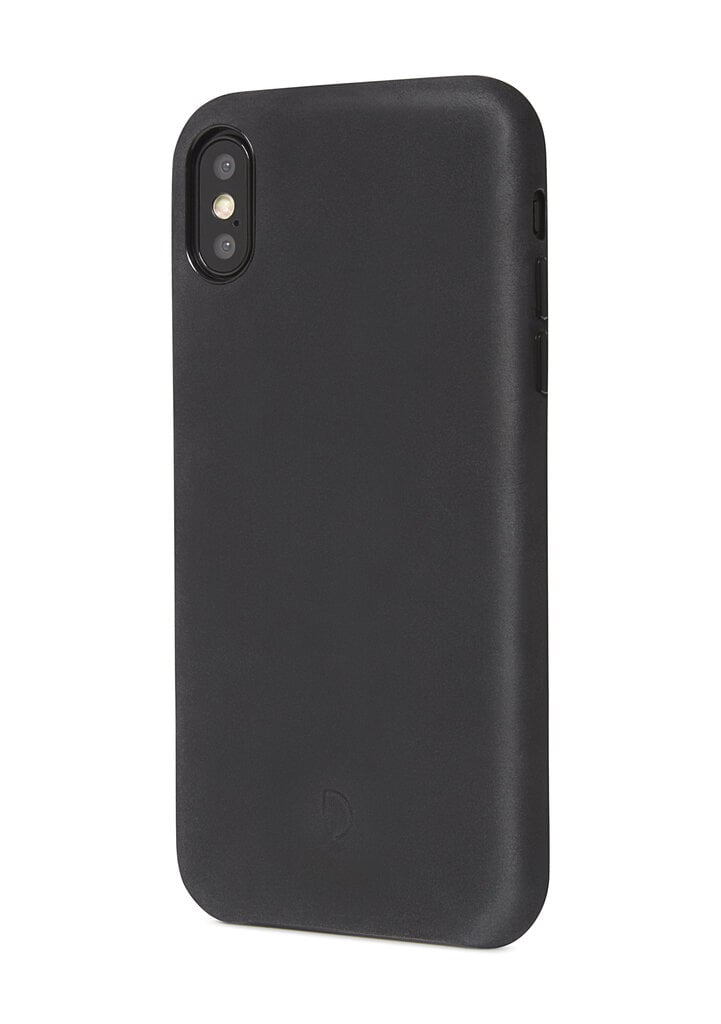 Decoded Leather Back Cover for iPhone Xs Max Black hinta ja tiedot | Puhelimen kuoret ja kotelot | hobbyhall.fi