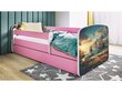 Lastensänky ilman patjaa ja laatikkoa Kocot Kids BabyDreams Pink ship, vaaleanpunainen hinta ja tiedot | Lastensängyt | hobbyhall.fi