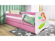 Lastensänky patjalla Kocot Kids BabyDreams Pink mermaid, vaaleanpunainen/valkoinen hinta ja tiedot | Lastensängyt | hobbyhall.fi