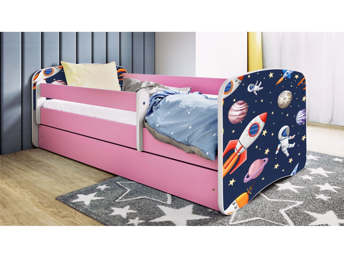 Lastensänky ilman patjaa ja laatikkoa Kocot Kids BabyDreams Pink cosmos, vaaleanpunainen hinta ja tiedot | Lastensängyt | hobbyhall.fi