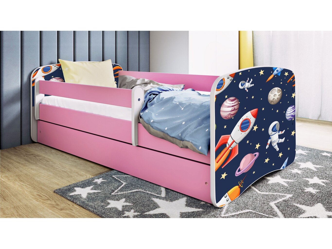 Lastensänky patjalla Kocot Kids BabyDreams Pink cosmos, vaaleanpunainen hinta ja tiedot | Lastensängyt | hobbyhall.fi