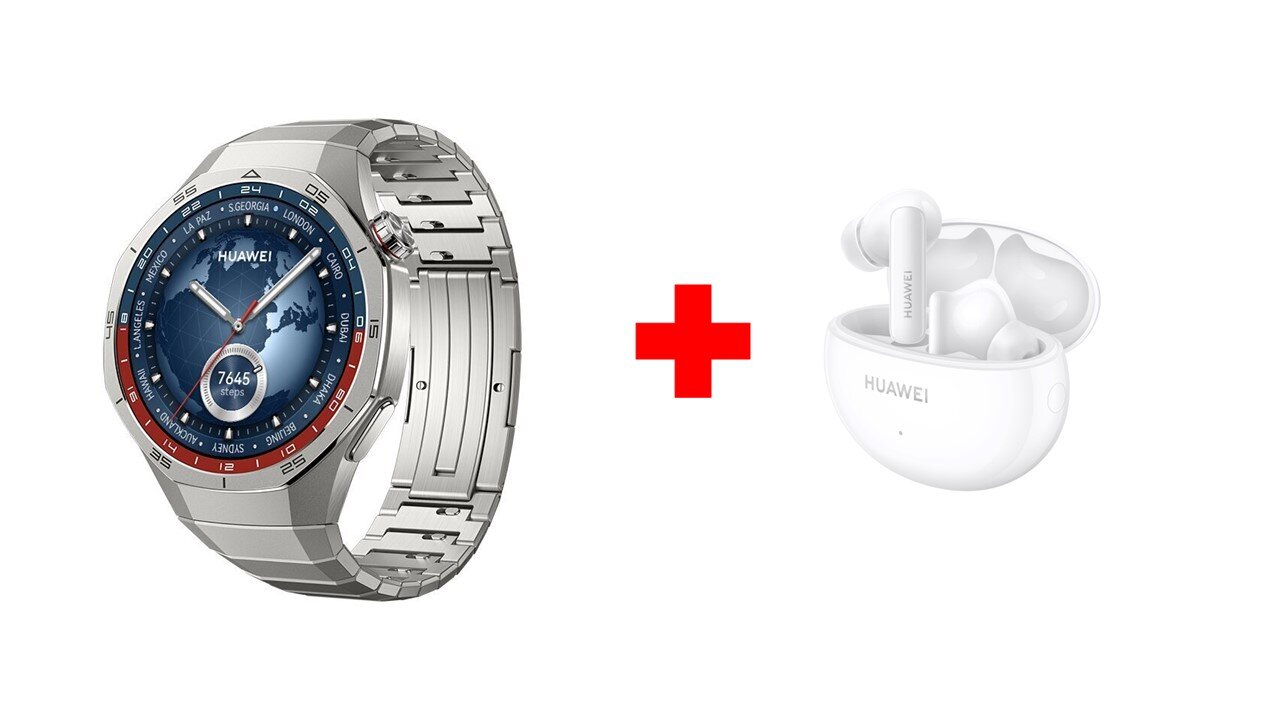 Huawei Watch GT 5 Pro Titanium 46mm + Huawei FreeBuds 5i Ceramic White hinta ja tiedot | Älykellot | hobbyhall.fi