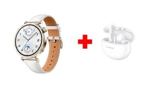 Huawei Watch GT 5 White 41mm + Huawei FreeBuds 5i Ceramic White hinta ja tiedot | Älykellot | hobbyhall.fi