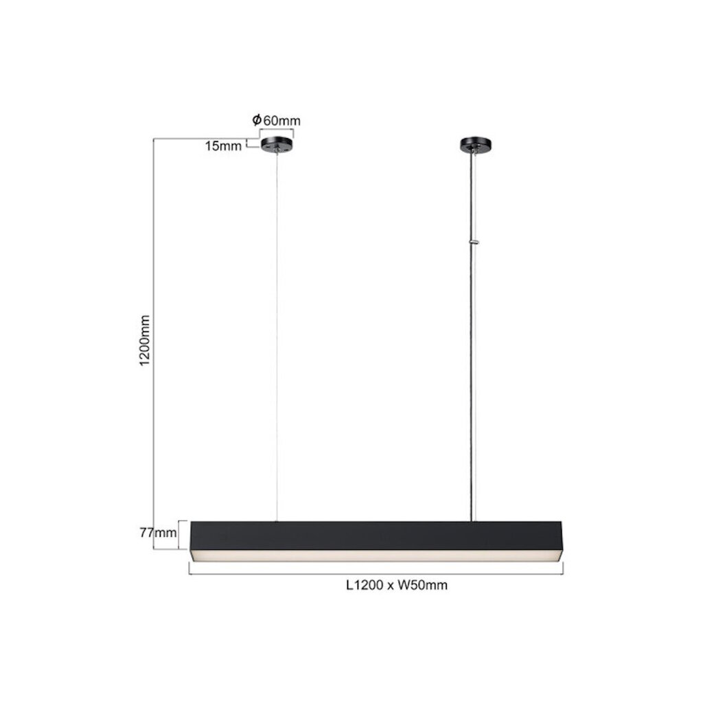 Light Prestige kattovalaisin Luci LP-1401/1P M BK Smart hinta ja tiedot | Kattovalaisimet | hobbyhall.fi