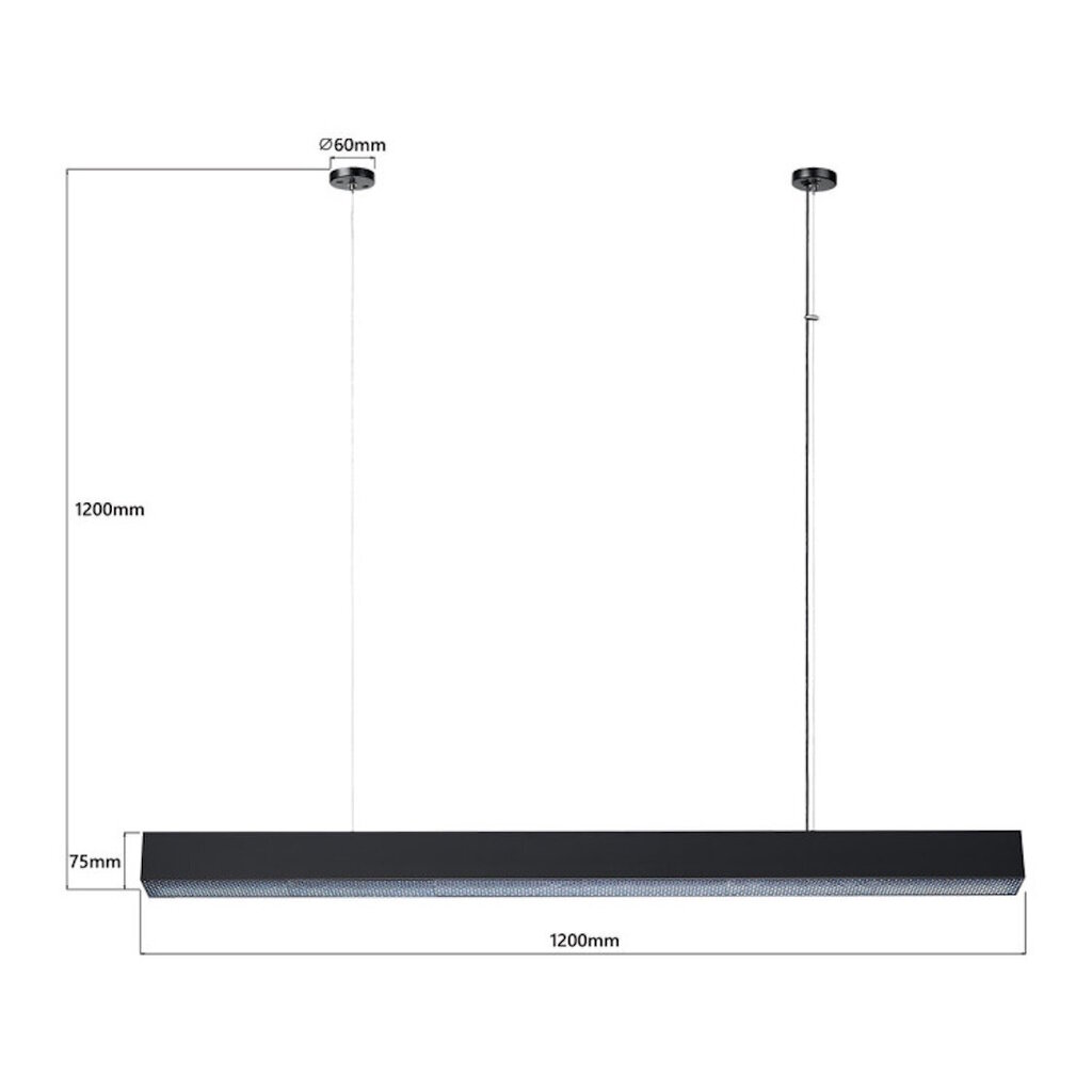 Light Prestige kattovalaisin Mira LP-1201/1P L BK Smart hinta ja tiedot | Kattovalaisimet | hobbyhall.fi