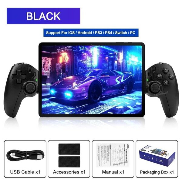 BSP-D9 Mobile Phone Stretch Game Controller Langaton Bluetooth PC Tabletti Switch/PS3/PS4 Dual Hall somatosensoriselle ohjaimelle