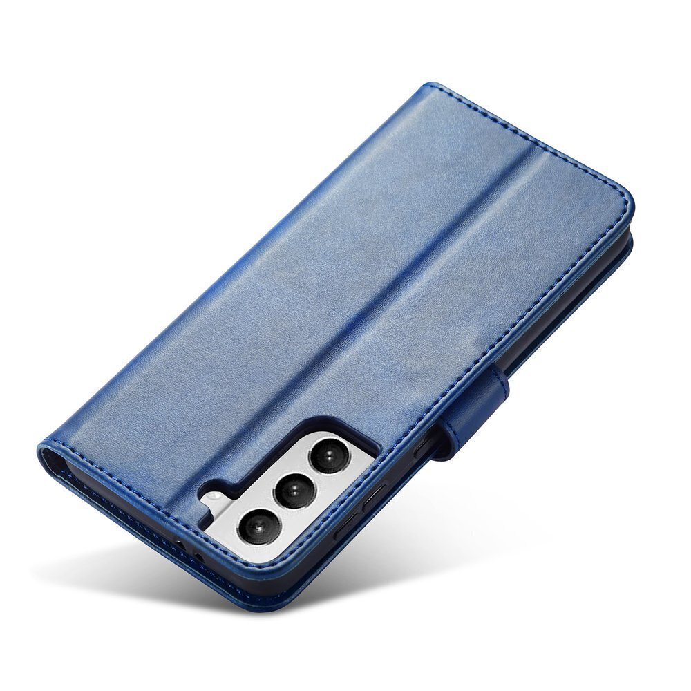 Puhelinkotelo Magnet Elegant Samsung Galaxy S21 5G, sininen hinta ja tiedot | Puhelimen kuoret ja kotelot | hobbyhall.fi
