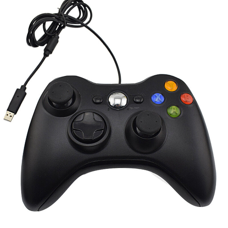 USB-langallinen peliohjain Xbox 360:lle Windows 10/8.1/8/7 -pelikahva Double Shock -peliohjaimen videopelikonsolin joystick hinta ja tiedot | Ohjaimet ja lisätarvikkeet | hobbyhall.fi