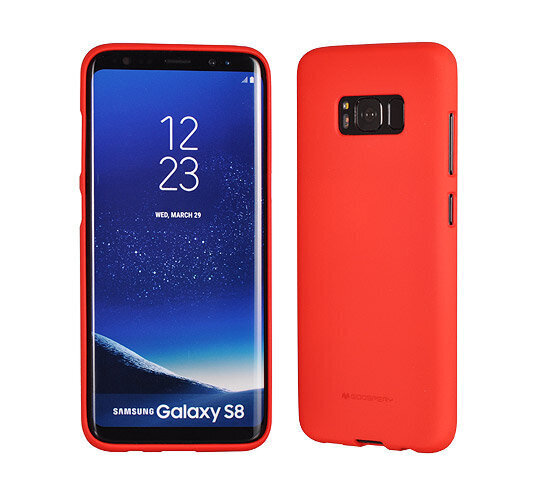 Puhelinkuori Mercury Soft Jelly Case Samsung A125 A12, punainen. hinta ja tiedot | Puhelimen kuoret ja kotelot | hobbyhall.fi