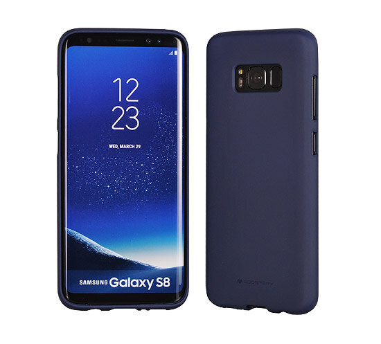 Puhelinkuori Mercury Soft Jelly Case Samsung A125 A12, tummansininen. hinta ja tiedot | Puhelimen kuoret ja kotelot | hobbyhall.fi