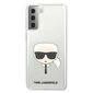 Karl Lagerfeld suojakuori Samsung S21 Ultra KLHCS21LKTR, läpinäkyvä hinta ja tiedot | Puhelimen kuoret ja kotelot | hobbyhall.fi