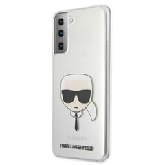 Karl Lagerfeld suojakuori Samsung S21 Ultra KLHCS21LKTR, läpinäkyvä hinta ja tiedot | Puhelimen kuoret ja kotelot | hobbyhall.fi