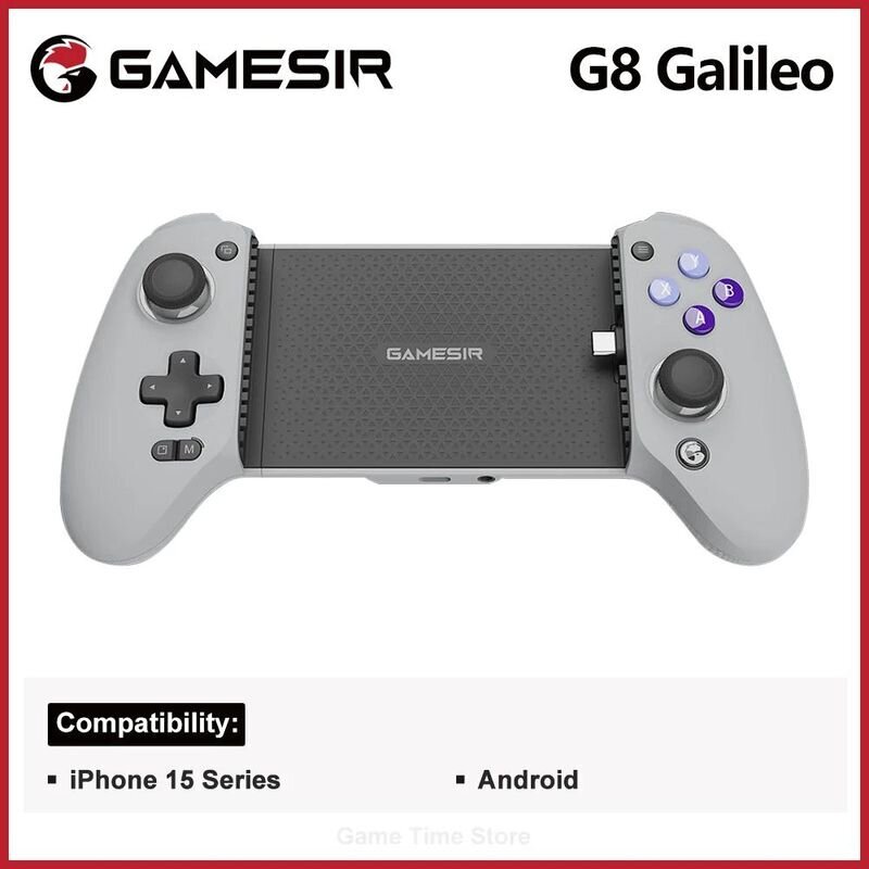 GameSir G8 Galileo Gamepad Android PS4 PS5 Ohjain Matkapuhelin Ohjain Hall Effect Stick iPhone 15 Androidille hinta ja tiedot | Ohjain- ja laajennuskortit | hobbyhall.fi