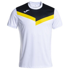 Court short sleeve t-shirt joma 103576.201 vīriešiem balta miehet valkoinen 103576.201 hinta ja tiedot | Miesten T-paidat | hobbyhall.fi