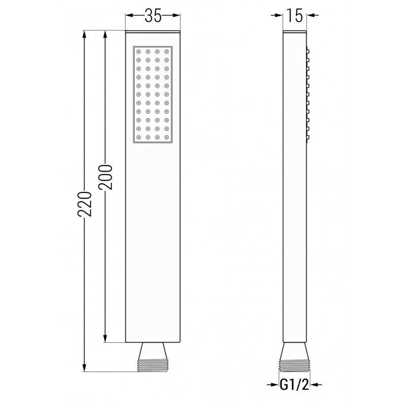 Potinkinio suihkusetti Mexen Cube DR02, White hinta ja tiedot | Suihkusetit | hobbyhall.fi