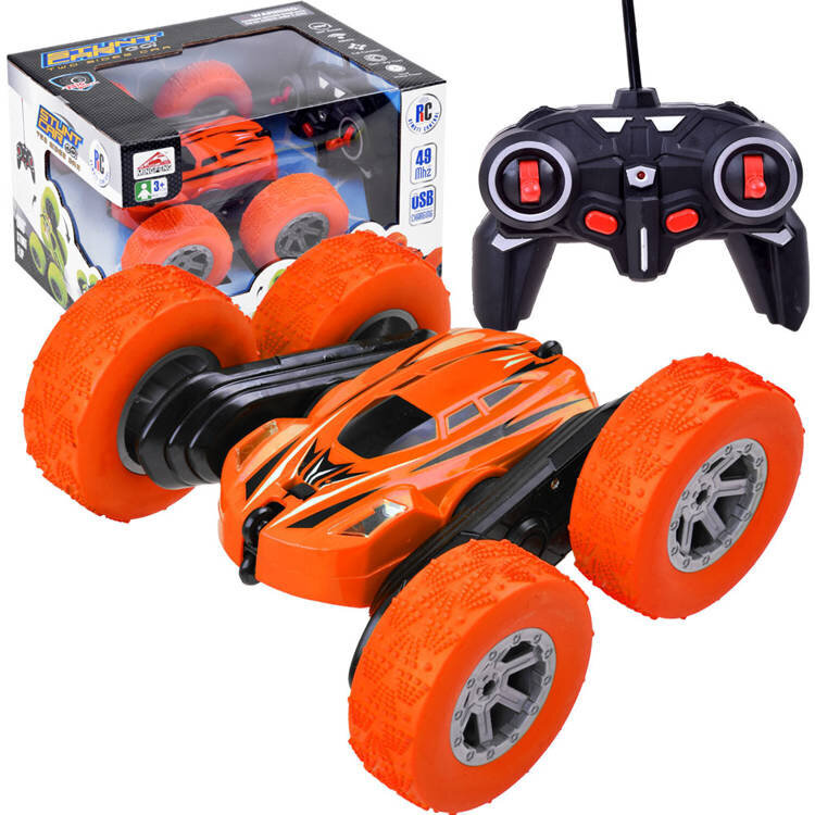 Kauko-ohjattava Stunt Car, punainen hinta ja tiedot | Poikien lelut | hobbyhall.fi