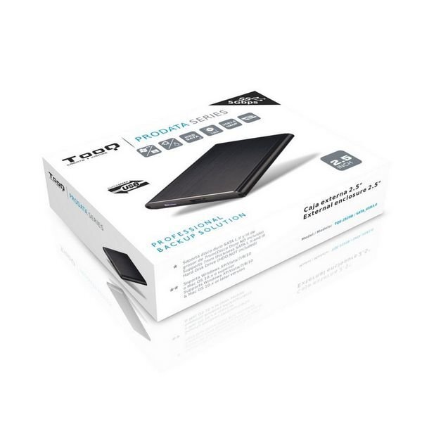 TooQ AAACET0180 HD 2,5" SATA III-USB 3.0 hinta ja tiedot | Ulkoisten kovalevyjen kotelot | hobbyhall.fi