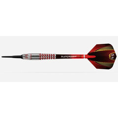 Darts Harrows Saru King 2 90% Softip, 19 g, 3 kpl, musta, punainen hinta ja tiedot | Darts | hobbyhall.fi