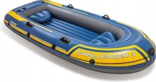 Kumivene Intex Challenger 3 68370NP, sininen, 320kg hinta ja tiedot | Veneet ja kajakit | hobbyhall.fi