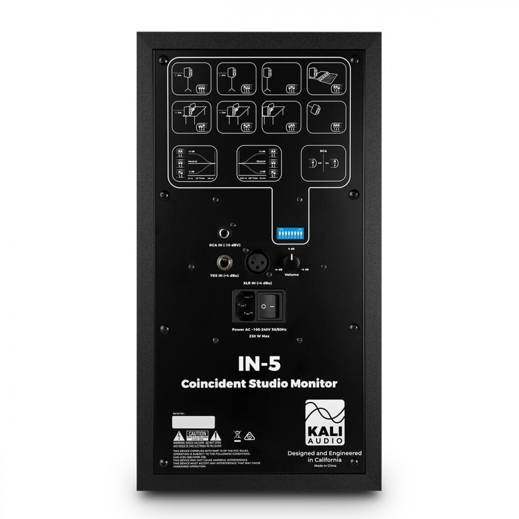 Kali Audio IN-5 V2 -studionäyttö (musta) hinta ja tiedot | Kaiuttimet ja soundbarit | hobbyhall.fi